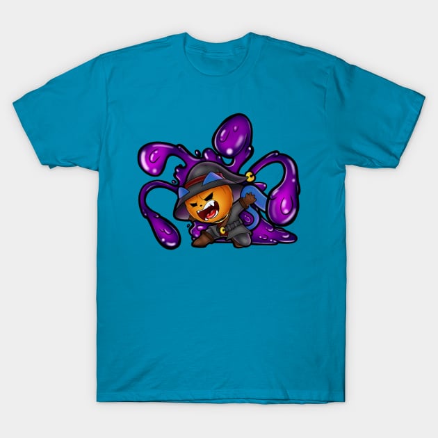 Cat-O-Lantern T-Shirt by Block Blasters